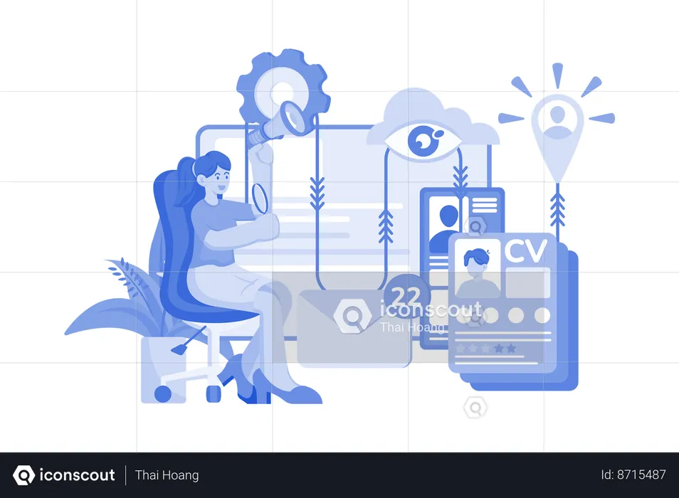 Recruitment Process  Illustration