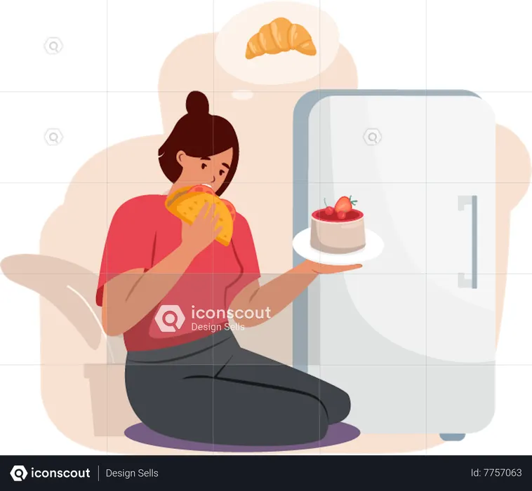 Recuperación de bulimia nerviosa  Ilustración