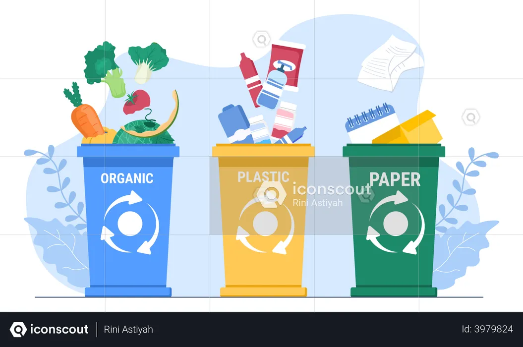 Recycle Trash  Illustration