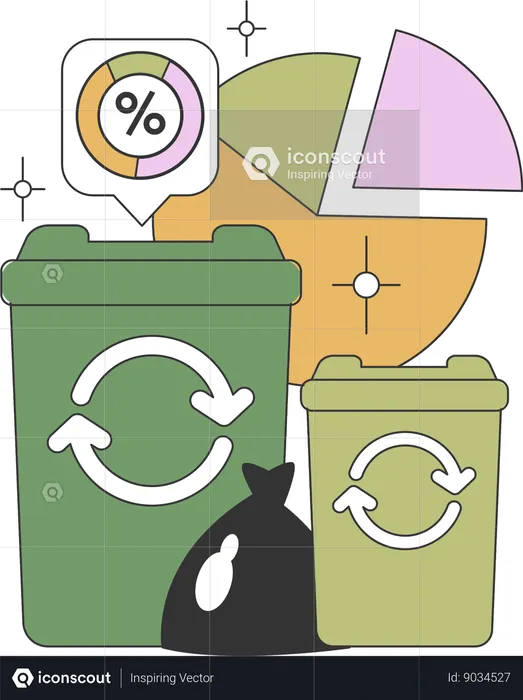Recycle waste  Illustration
