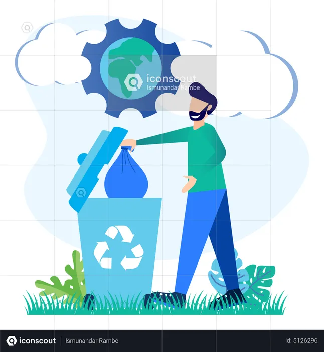Recycle Waste  Illustration
