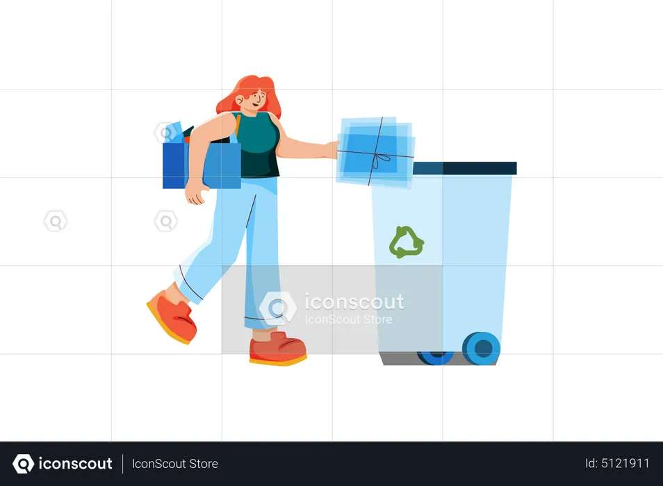 Recycling Garbage  Illustration
