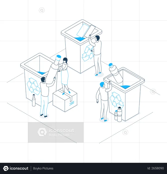 Recycling  Illustration