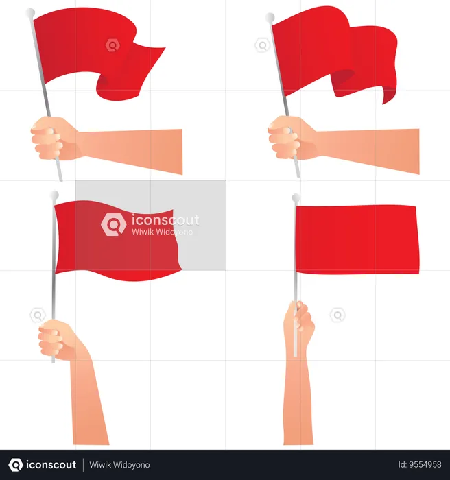 Red flag Flag Illustration
