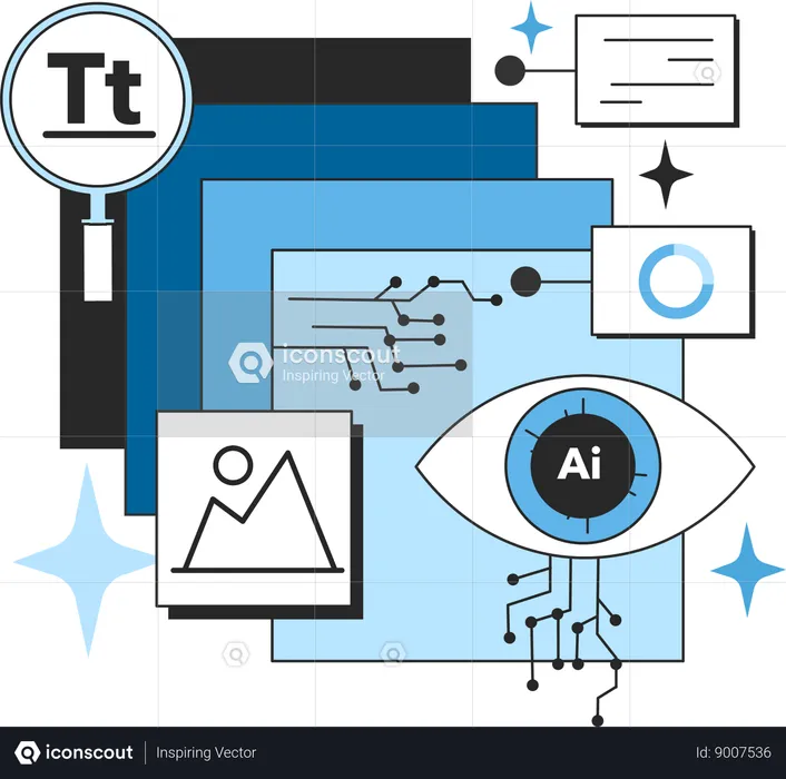 Rede neural artificial convolucional  Ilustração