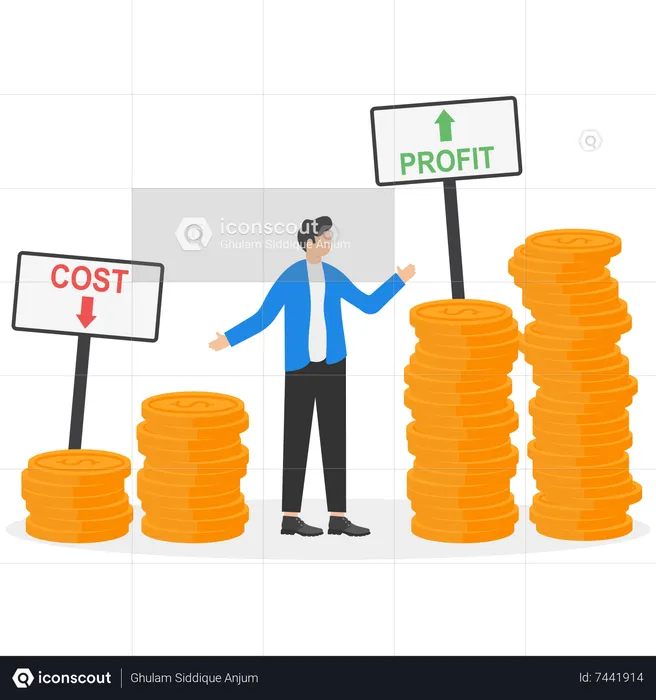 Reduce costs and increase profitability  Illustration
