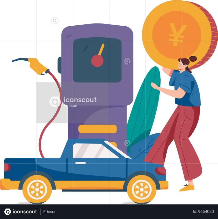 Refueling Process  Illustration