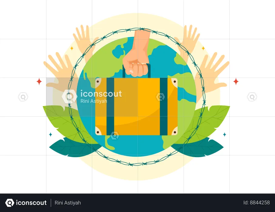 Refugee Awareness  Illustration