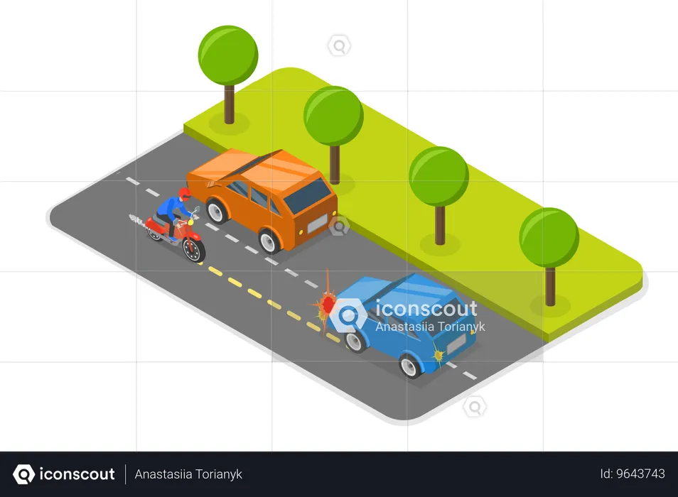 Règles de conduite à vélo et sécurité routière  Illustration