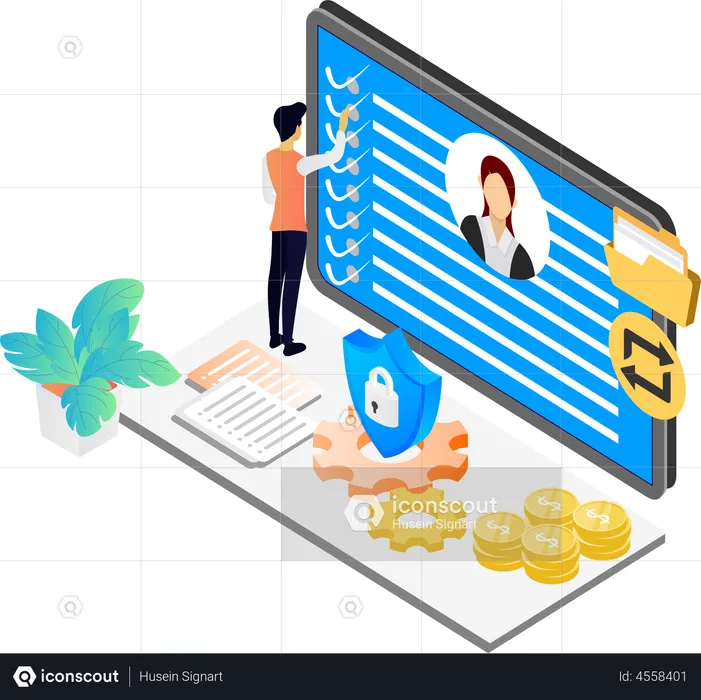 Regulatory and compliance checklist  Illustration