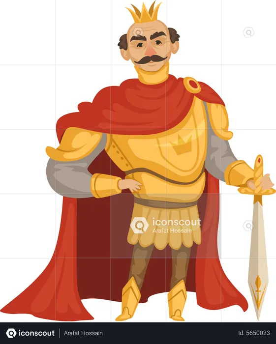 Rei  Ilustração