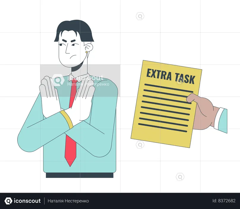 Rejecting extra task  Illustration