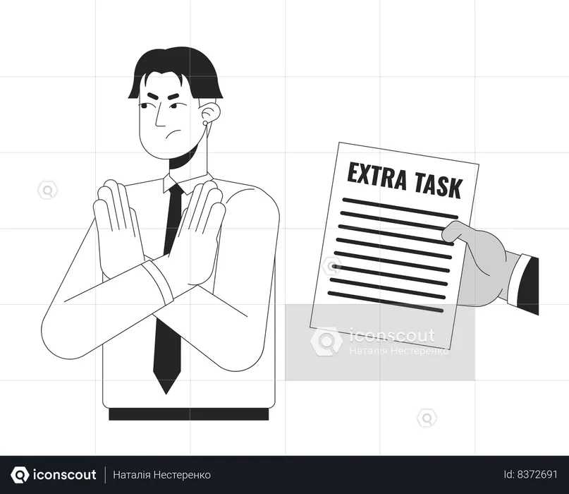 Rejecting extra task  Illustration