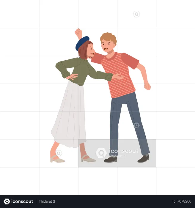 Relación de conflicto  Ilustración