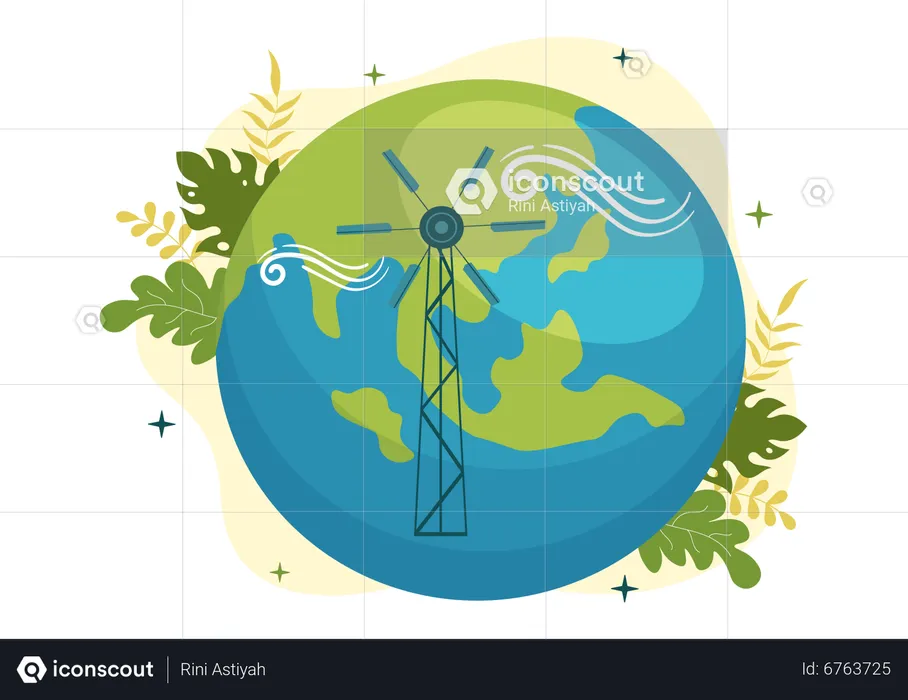 Renewable Energy  Illustration