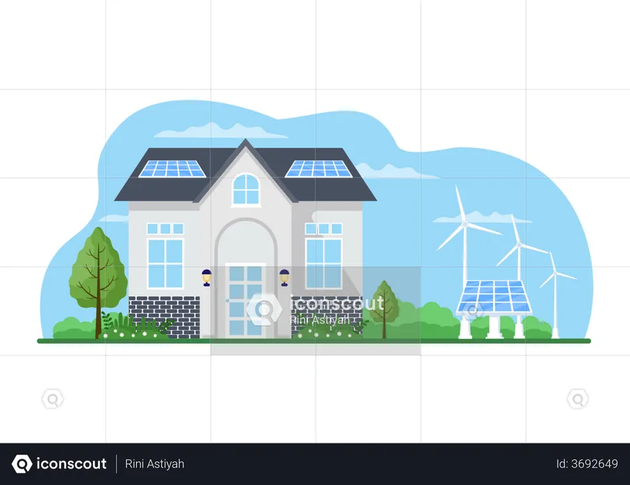 Renewable Energy Supply  Illustration