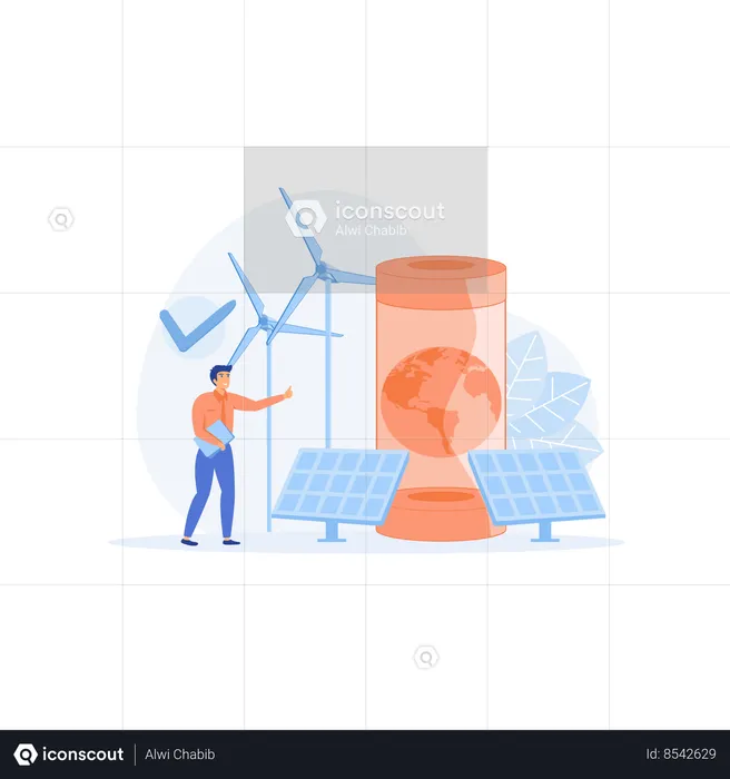Renewable Resource  Illustration