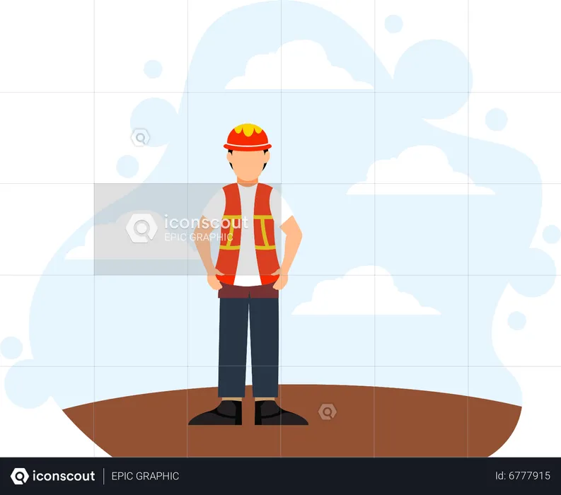 Repair worker  Illustration