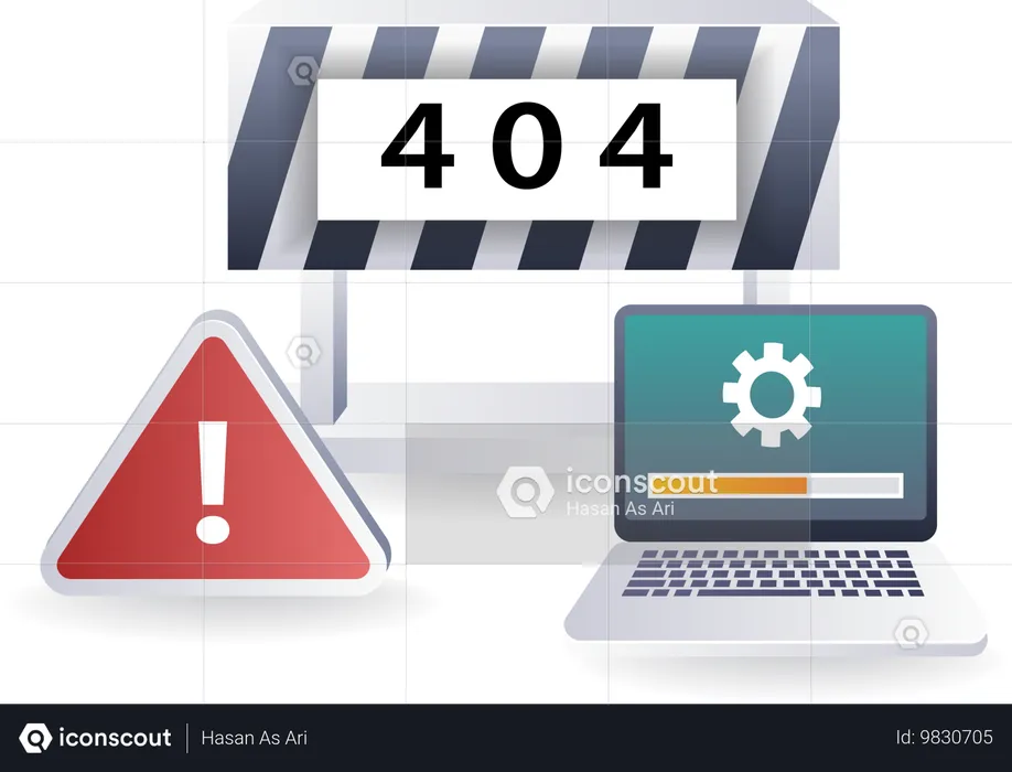 Reparación del error 404 Soluciones prácticas  Ilustración