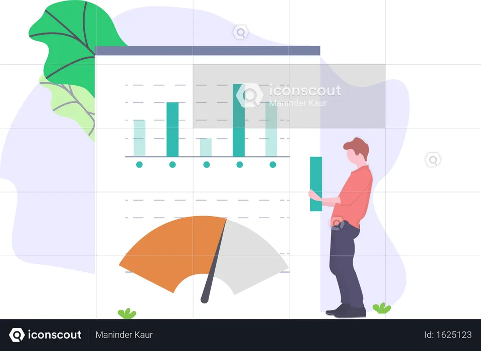 Report analytics  Illustration