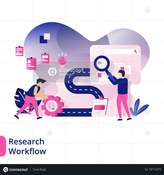 Research Workflow  Illustration
