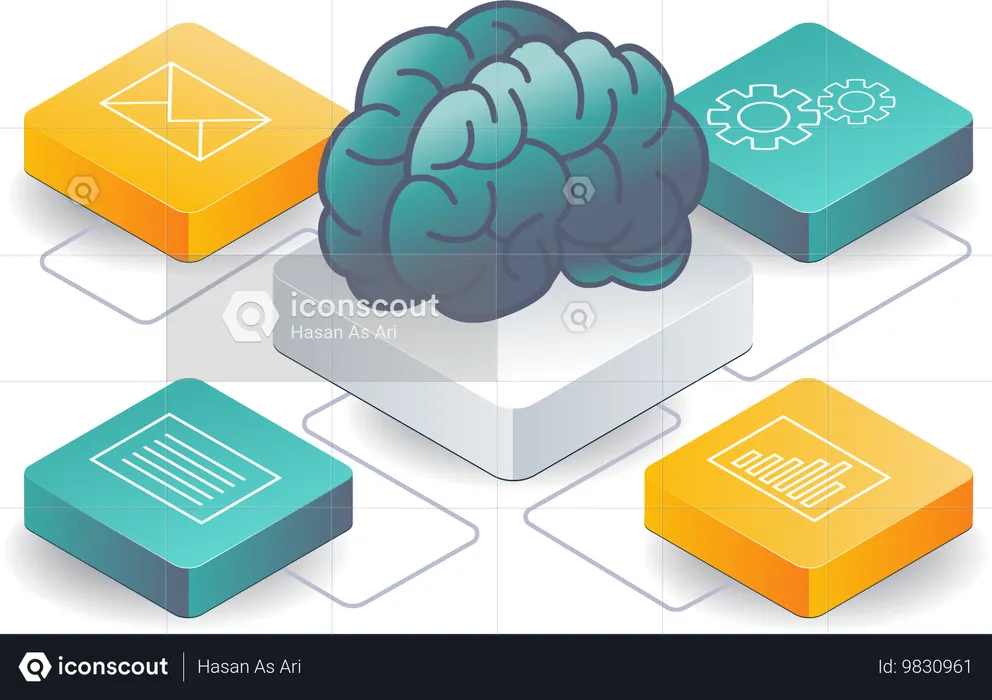 Réseaux d'intelligence artificielle pour la croissance des entreprises  Illustration