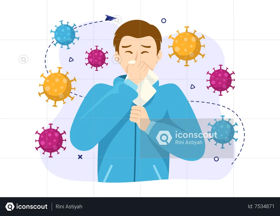 Respiratory Disease  Illustration