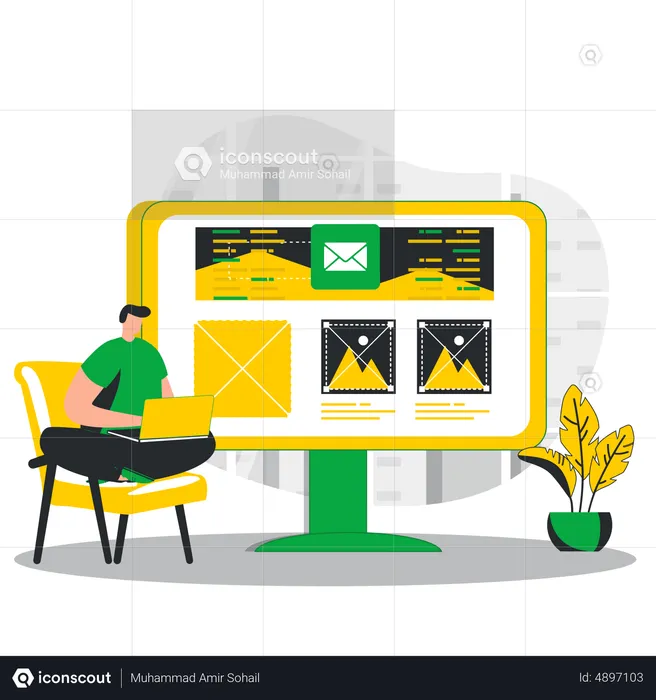 Responsive Design  Illustration