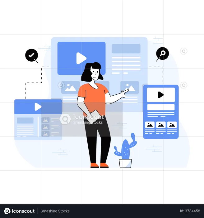 Responsive Interface  Illustration