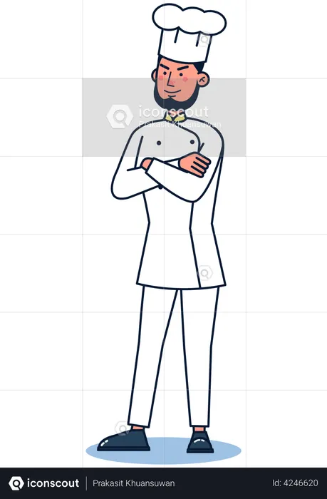 Restaurant Chef  Illustration