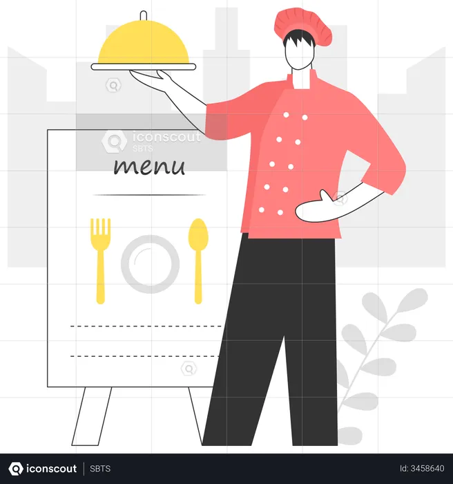 Restaurant Menu  Illustration