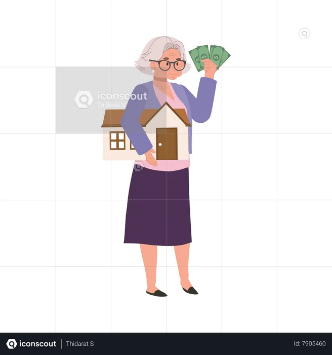 Retirement and Financial Security  Illustration