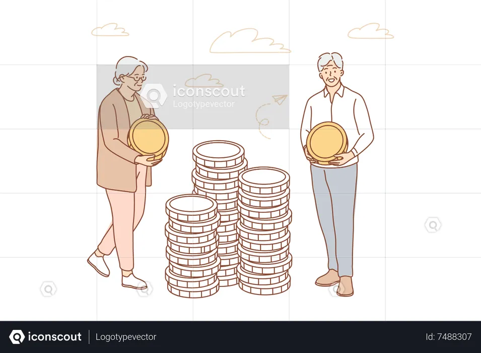 Retirement fund  Illustration