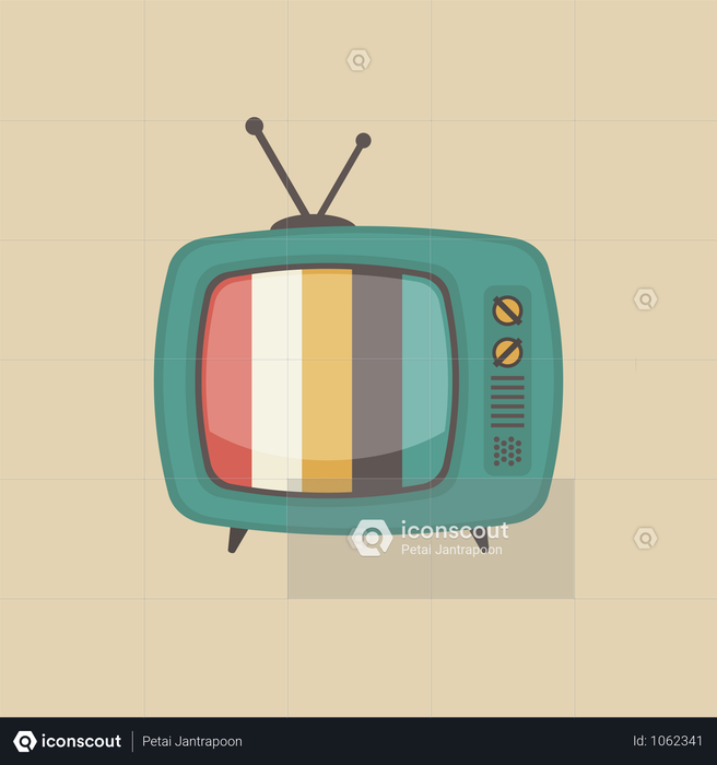 Retro Television Illustration