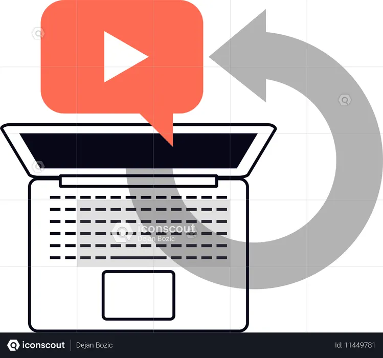 Reupload Video  Illustration