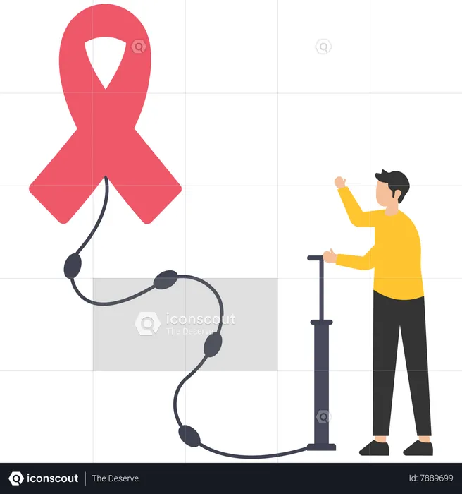 Ribbon of health  Illustration
