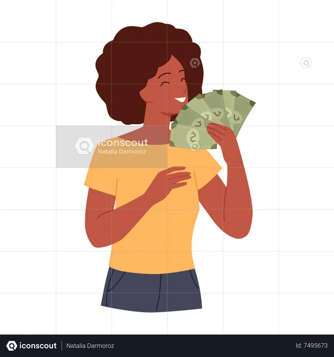 Rich girl  Illustration