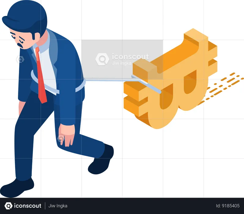 Riesgo de inversión en criptomonedas  Ilustración