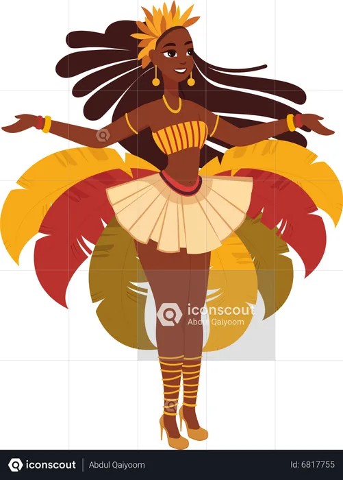 Rio Festival Carnival  Illustration