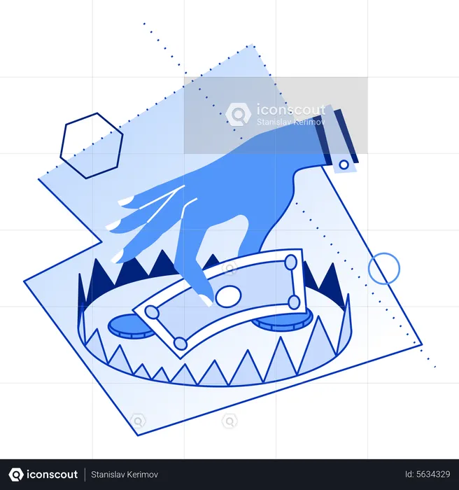 Risco de investimento  Ilustração