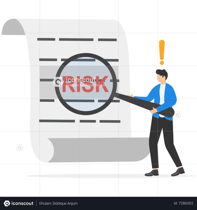 Risk analysis assessment  Illustration