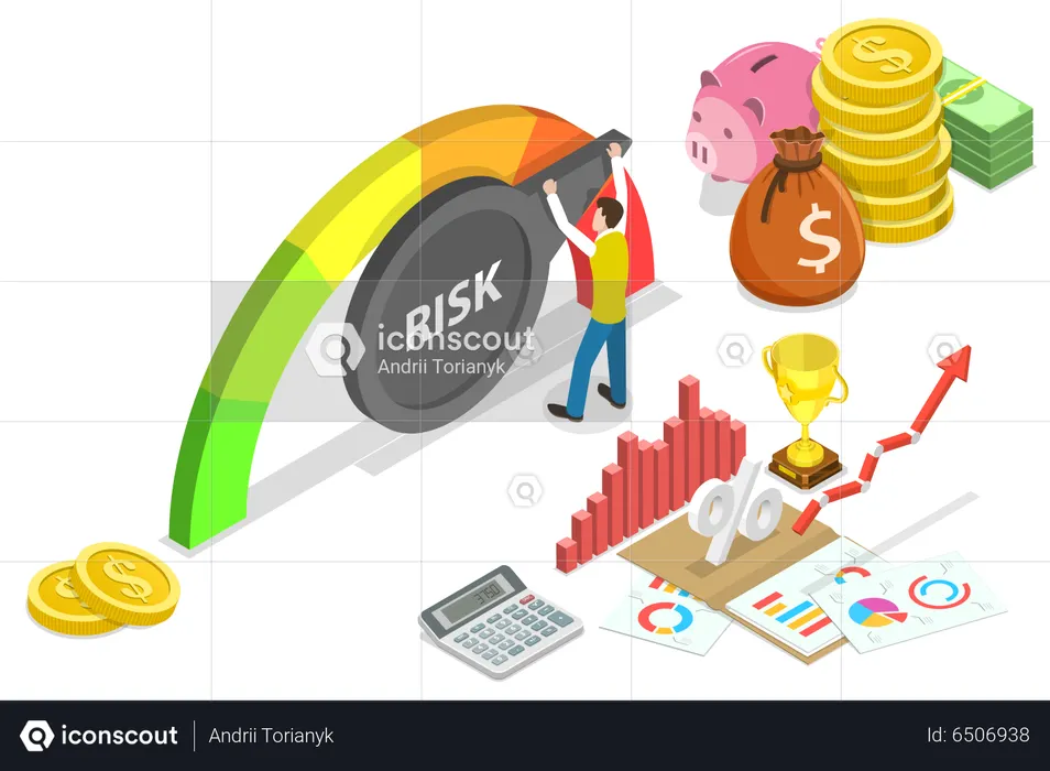 Best Risk-Benefit Ratio Illustration download in PNG & Vector format