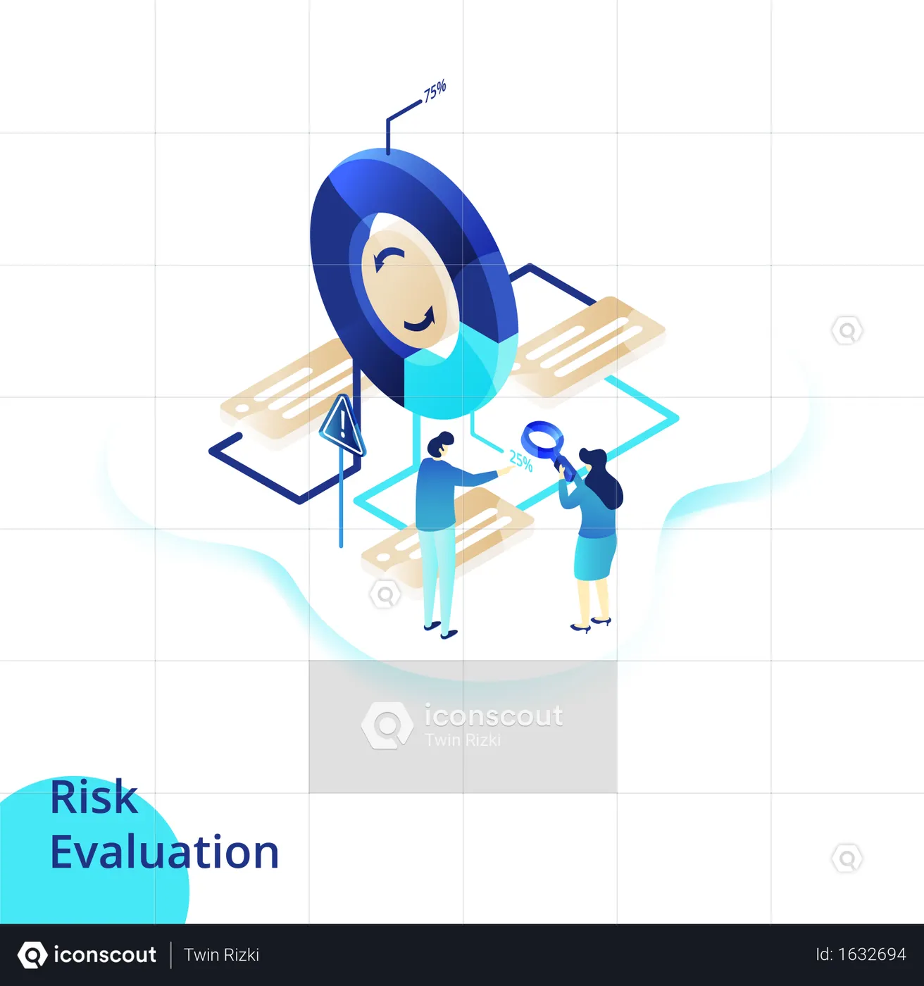 Best Risk Evaluation Illustration download in PNG & Vector format
