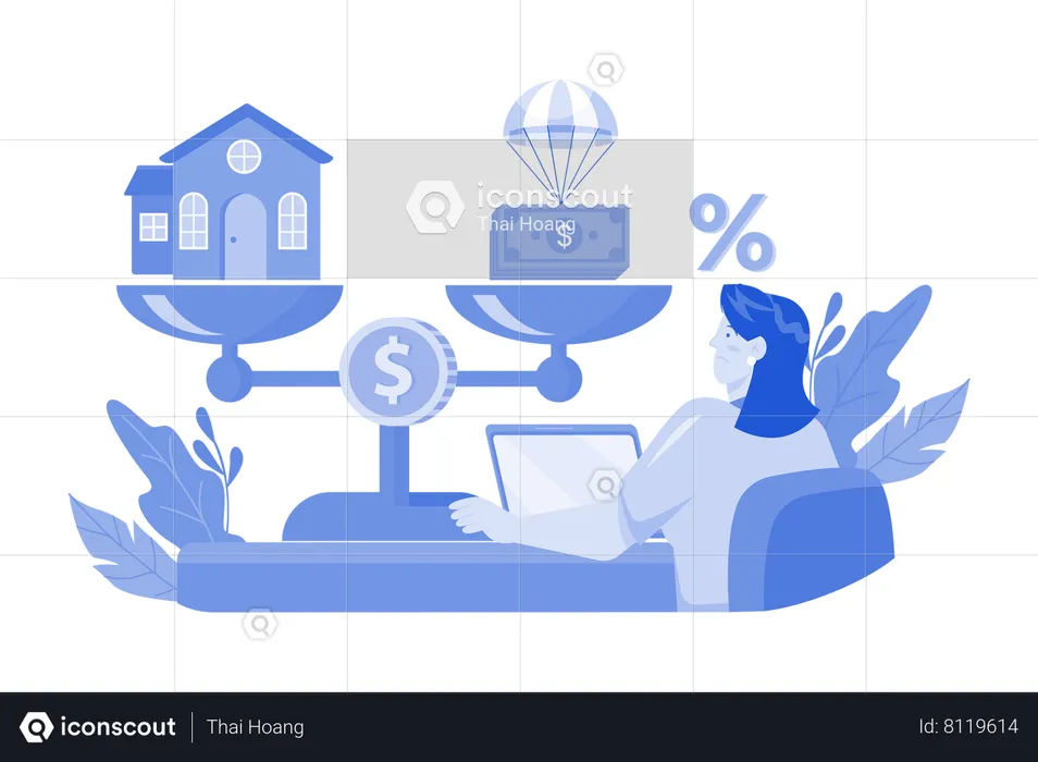 Risk managers identify and mitigate financial risks  Illustration