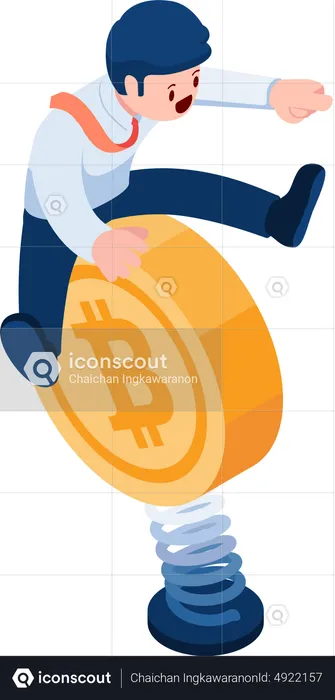 Risques d'investir dans Bitcoin  Illustration