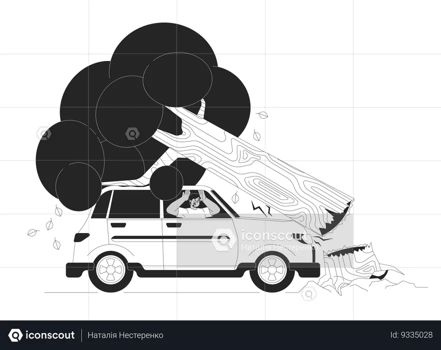 Road accident  Illustration