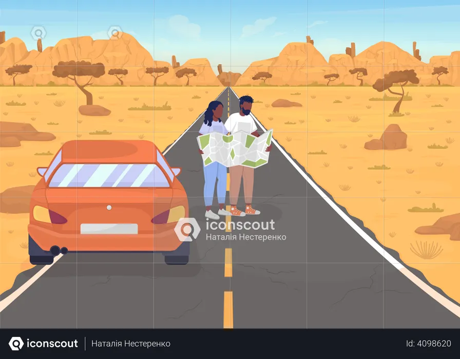Road trip  Illustration