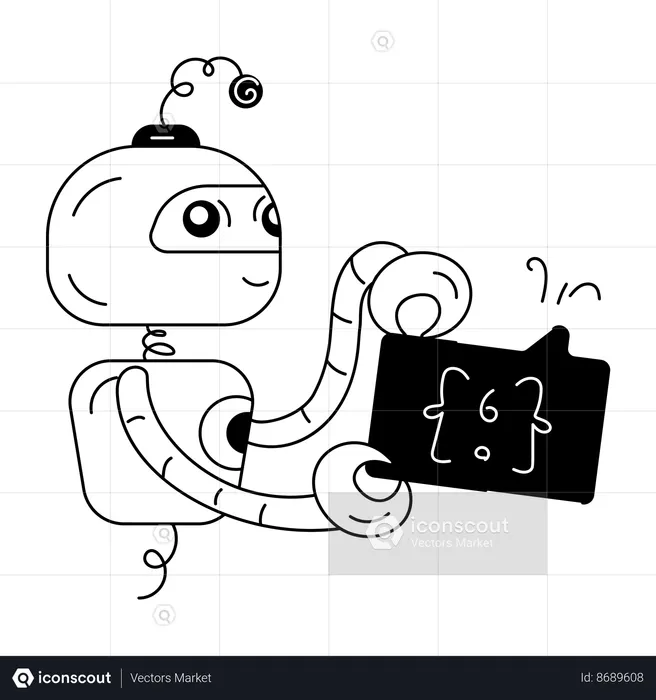 Robot de programmation  Illustration