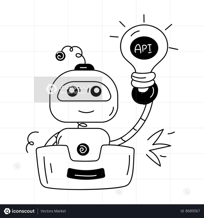 Robot abeille  Illustration