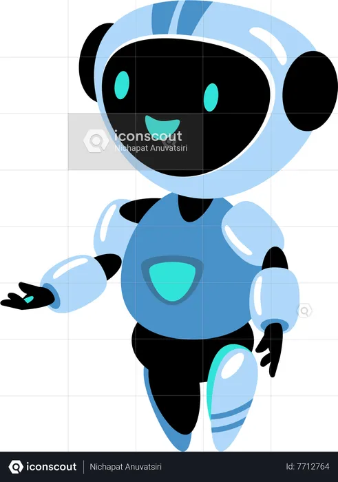 Robot representing  Illustration